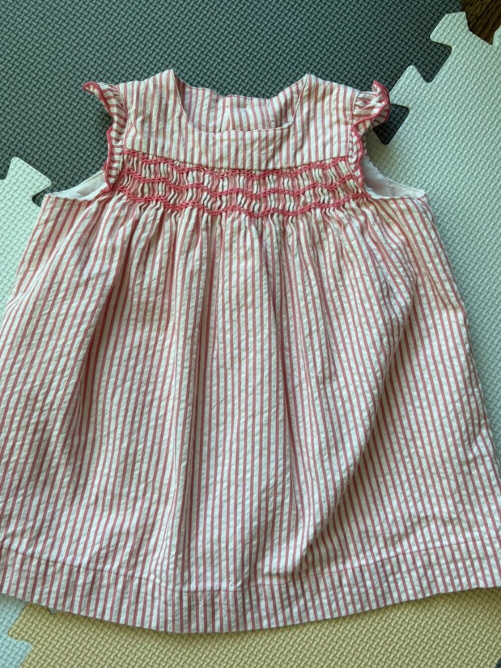 Cyrillus Pink Stripe 6M Dress